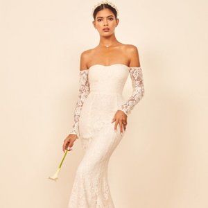 BNWT Reformation Champs Wedding Dress Size 4